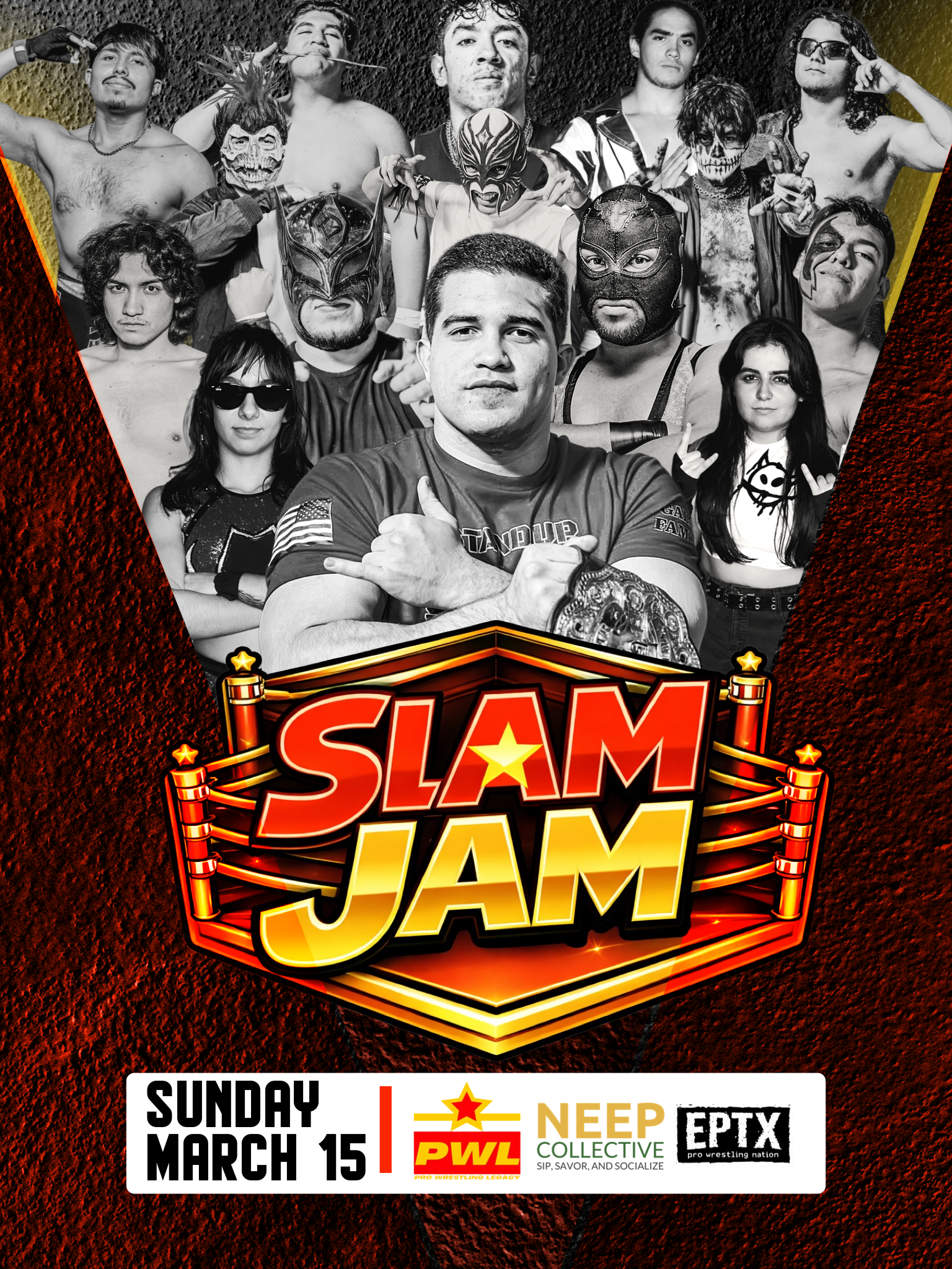 Pro Wrestling: SLAM JAM – Sunday March 15