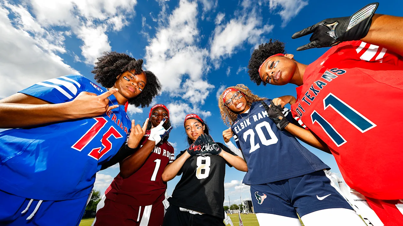 Dallas Cowboys and Houston Texans Team Up to Crown First-Ever Girls Flag Football Texas State Champions at University of North Texas