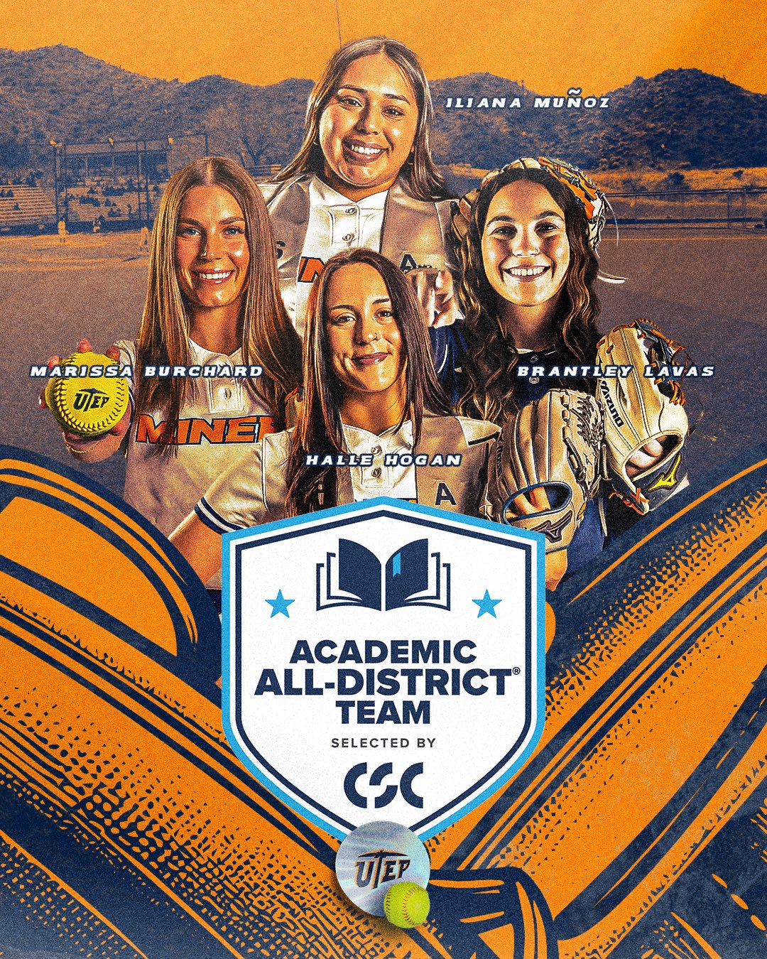 Miner Round Up: Four Miners Earn Academic All-District Honors 