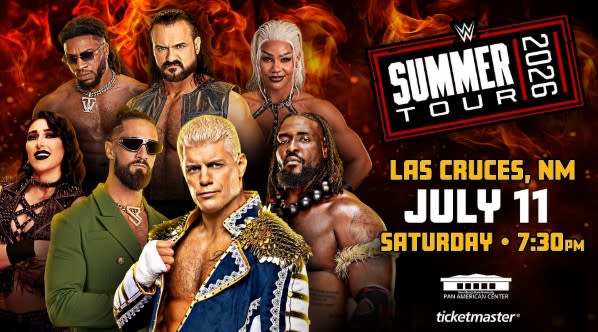 WWE SUMMER TOUR – Heads to the Pan Am Center July 11